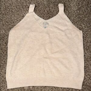 Women's Cream Knit Top